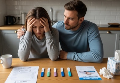 Couple facing fertility challenges - Braven Fertility's exclusive founder program